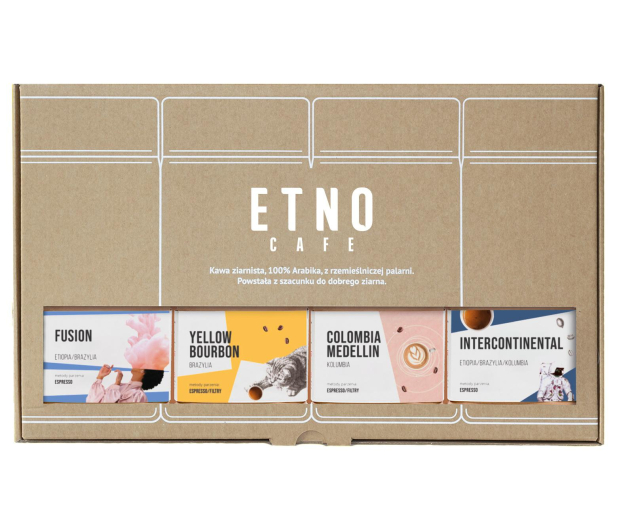 ETNO CAFE 4 x 250 g zestaw - 1441941 - zdjęcie